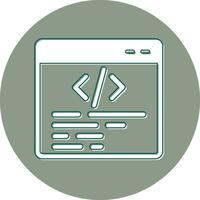 Web Programming Vector Icon