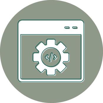 código mejoramiento vector icono