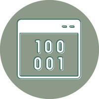 Binary Vector Icon