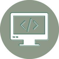 Web Coding Vector Icon