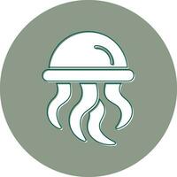 Jellyfish Vector Icon