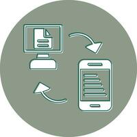 Data Transfer Vector Icon