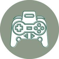 icono de vector de controlador de juego