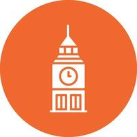Clock Tower Vector Icon