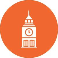 Clock Tower Vector Icon