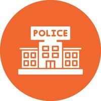 Police Station Vector Icon