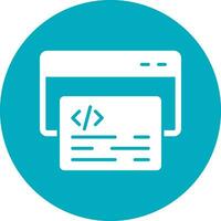 icono de vector html