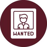 Wanted Vector Icon