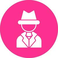 icono de vector de detective