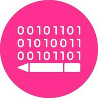 Binary Code Vector Icon