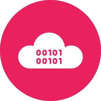 Cloud Coding Vector Icon