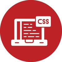 icono de vector de css