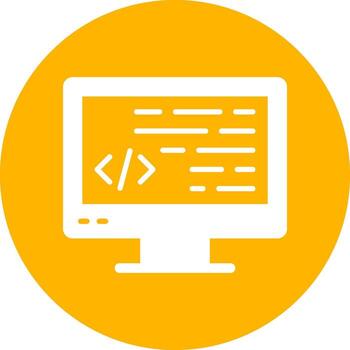 icono de vector de programación