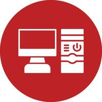 Computer Vector Icon