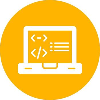 icono de vector de programación