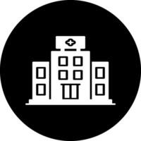 icono de vector de hospital