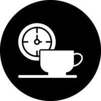 icono de vector de descanso para tomar café