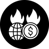 Economic Crisis Vector Icon