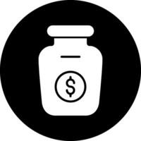 Money Jar Vector Icon