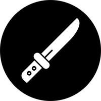 icono de vector de cuchillo