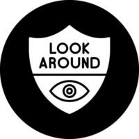 Look Around Vector Icon