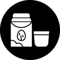 almond milk Vector Icon