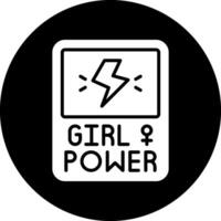 Girl Power Vector Icon