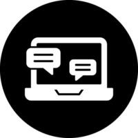 Online Interview Vector Icon