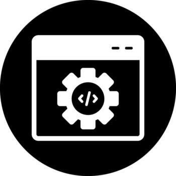 código mejoramiento vector icono