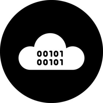 Cloud Coding Vector Icon