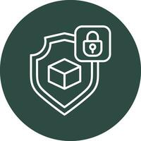 icono de vector de seguridad