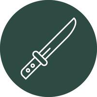 icono de vector de cuchillo