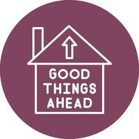 Good Things Ahead Vector Icon