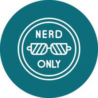Nerd Only Vector Icon