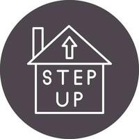 Step Up Vector Icon