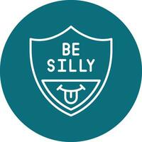 Be Silly Vector Icon