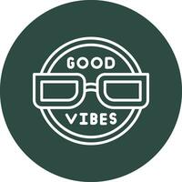 Good Vibes Vector Icon