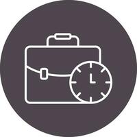 Working Time Vector Icon