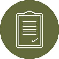 Checklist Vector Icon