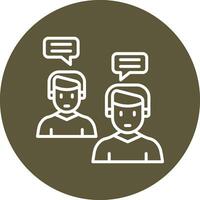 Conversation Vector Icon