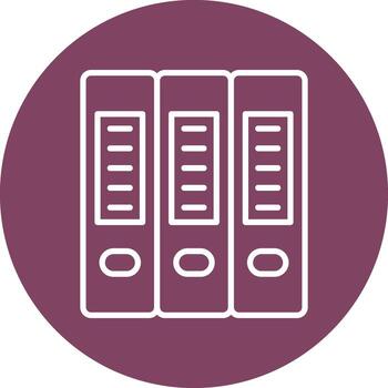 icono de vector de carpeta