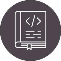 Coding Book Vector Icon