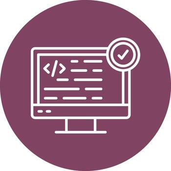 icono de vector de programación