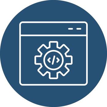 código mejoramiento vector icono