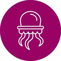 Jellyfish Vector Icon