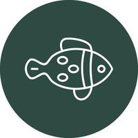 icono de vector de pescado