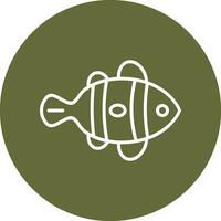 Clown Fish Vector Icon