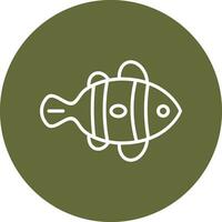 Clown Fish Vector Icon