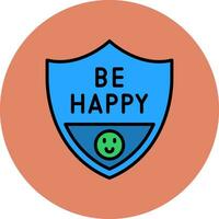 Be Happy Vector Icon