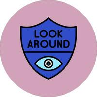 Look Around Vector Icon